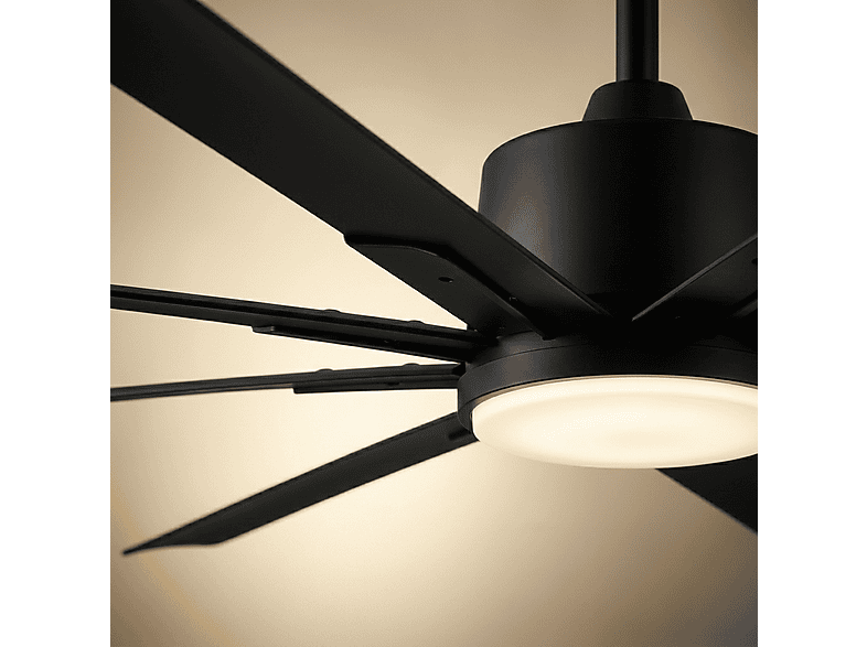 SELEOK NAPOLI_182 — Ventilador de techo, 6 velocidades, Negro - Imagen 3