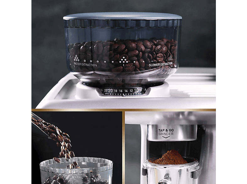 BREVILLE VCF126X — Cafetera express, Vaporizador, Plata, Con Molinillo, 15 bares - Imagen 3
