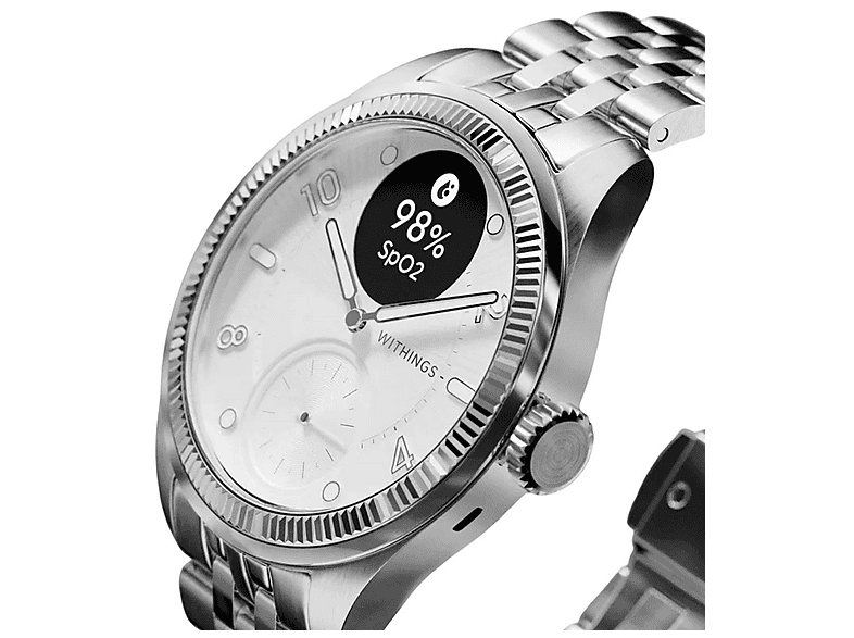 WITHINGS WI-HWA10-MODEL10 — Smartwatch, Gris, Acero inoxidable - Imagen 3