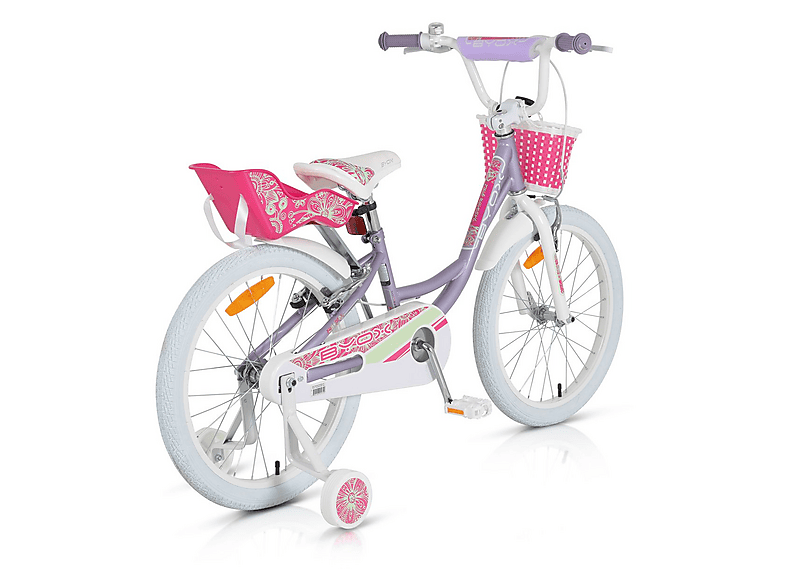 BYOX Moda — Bicicletas para niños, marco: 22 cm, Acero, lila - Imagen 3