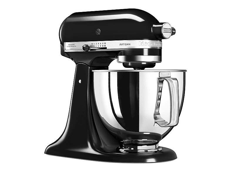 KITCHENAID 5KSM125EOB — Robot amasador, 300W, 4.8L, Negro - Imagen 3