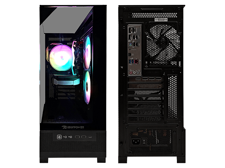 IBUYPOWER Master Carbine Lite — PC Gaming, 16 GB RAM, 1 TB SSD, Negro, AMD Ryzen 7 8700F - Imagen 3