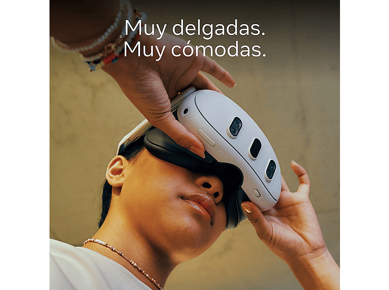 META Quest 3 — Gafas de realidad virtual, 512 GB, Blanco, Resolución 4K - Imagen 3