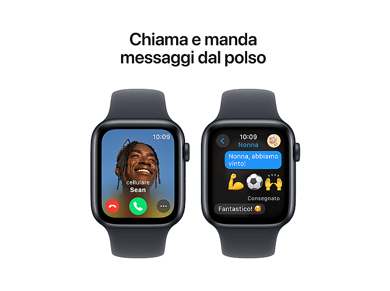 APPLE APPLE WATCH SE 44 MI AL MI SB ML GPS — Smartwatch, 140 a 245 mm, Negro - Imagen 4