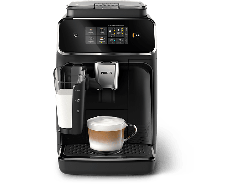 PHILIPS EP2331/10 — Cafetera superautomática, Negro, LatteGo, 15 Bar, 4 Bebidas - Imagen 4