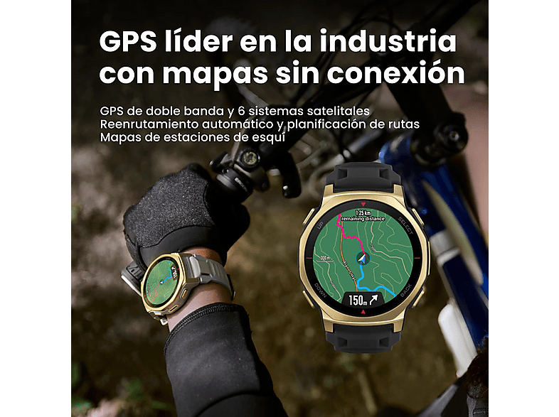 AMAZFIT T-Rex 3 Pro — Smartwatch, 44 mm, Hasta 17 días Autonomía, +180 Modos Deportivos, pantalla AMOLED (ref. 1670254) - Imagen 4