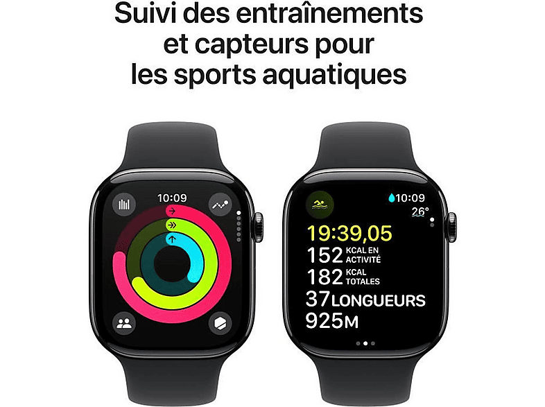 APPLE Watch Series 10 — Smartwatch, Titanio, Gris, S/M - Imagen 4