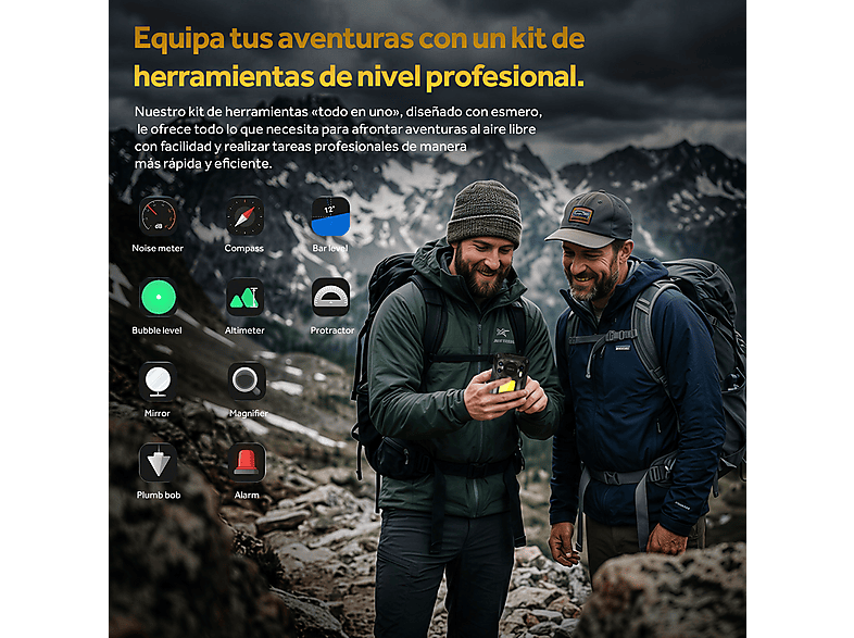 OUKITEL WP61 — Smartphone, 512 GB, 12 GB RAM, 20000 mAh, negro - Imagen 4