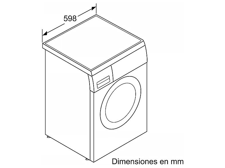 BALAY 3TS993BT — Lavadora carga frontal, 9 kg, 15 programas, Blanco, 1151 rpm - Imagen 4