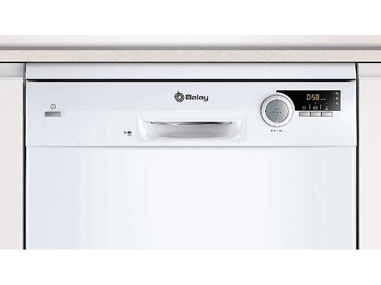 BALAY 3VS572BP — Lavavajillas, 13 servicios, 60 cm, Blanco, 5 Programas - Imagen 4