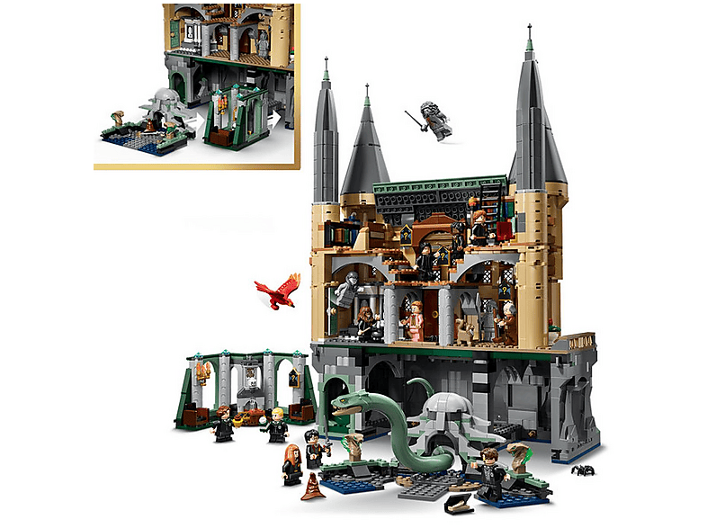 LEGO LEGO® Harry Potter Castillo de Hogwarts: Ala Este de Juguete - 13 Minifiguras — Juego de construcción, edad recomendada: 10 año(s), 2164 piezas - Imagen 4