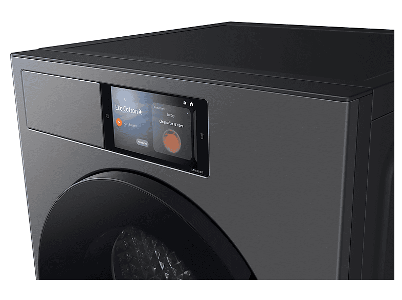SAMSUNG — Secadora, 9 kg, 19 programas, Grafito, Secadora bomba de calor -Samsung DV90F09F4SU3 - Imagen 4