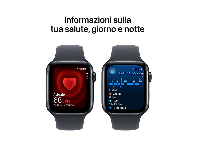 APPLE APPLE WATCH SE 44 MI AL MI SB ML GPS — Smartwatch, 140 a 245 mm, Negro - Imagen 5
