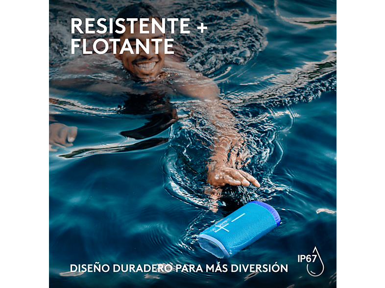 ULTIMATE EARS EVERBOOM COBALT BLUE — Altavoz inalámbrico, 0 W, Bluetooth, Azul, 20 horas - Imagen 5
