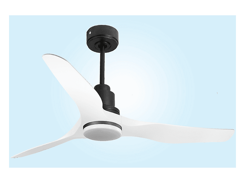 PURLINE ThassosD127C04LED64623 — Ventilador de techo, 18 W, 6 velocidades, Negro - Imagen 5