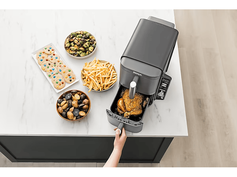 NINJA SL400EU — Freidora de aire, 2470 W, Gris, Doble cesta, 9.5 l - Imagen 5