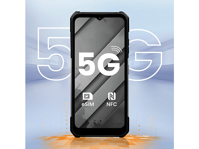 HAMMER Construction 2 5G 128GB Silver — Smartphone, Negro, 14 GB RAM, 6500 mAh, Móvil Android - Imagen 5