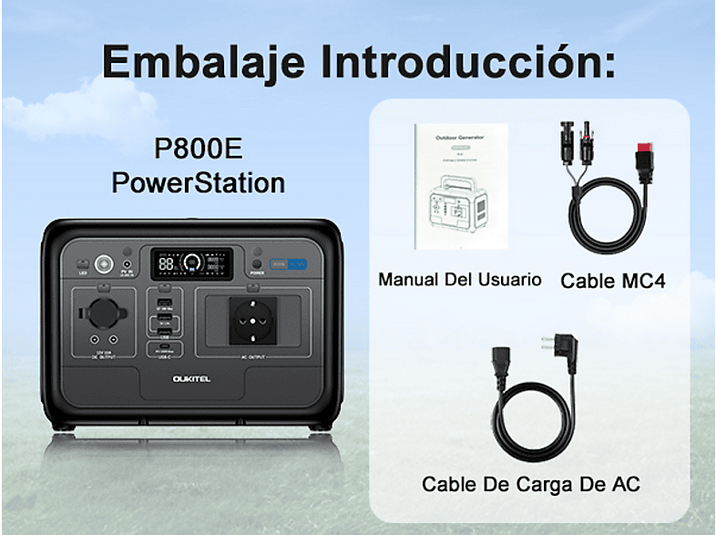 OUKITEL P800E — Estación de energía portátil - Imagen 5