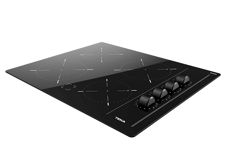 TEKA TBC 64000 XFL — Placa vitrocerámica, Zona grande 18 cm, 60 cm, Negro, 4 zonas - Imagen 5