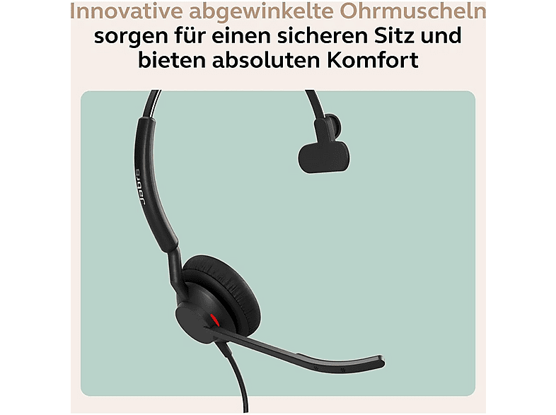 JABRA — Auriculares de diadema con cable, Circumaurales, Negro, 5093-299-2259 JABRA - Imagen 5
