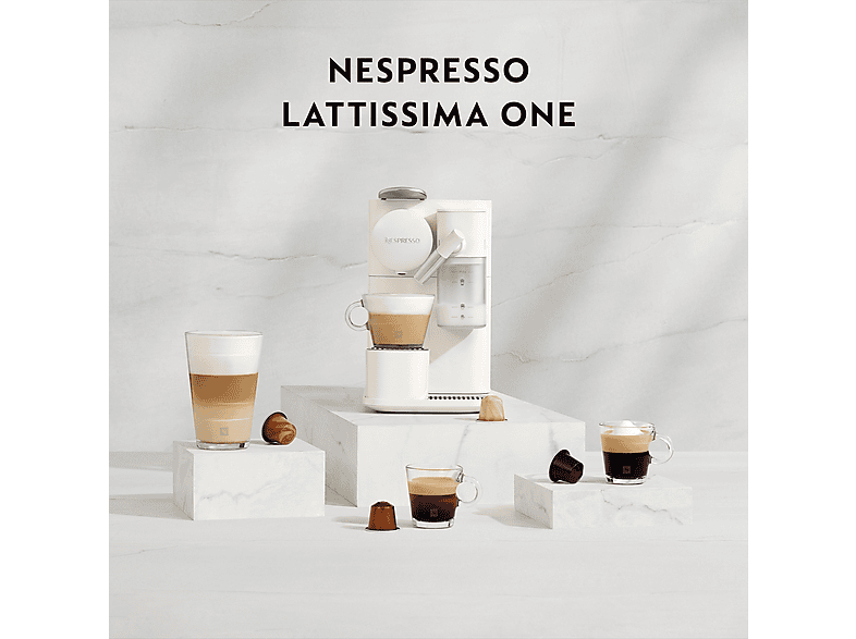 DELONGHI EN510.W LATTISSIMA ONE NEW OR — Cafetera de cápsulas, 1450 W, Blanco, 19 bar, 165 ml - Imagen 5