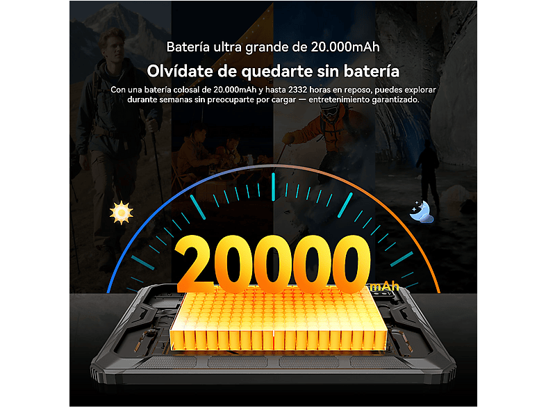OSCAL SPIDER 10 Con Teclado (QWERTY) — Tablet, 256 GB, Negro, 8 GB RAM, 11" Full-HD+ - Imagen 5