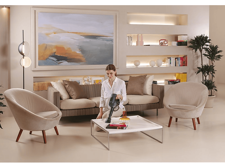 HOOVER HF401P 011 — Aspirador sin bolsa, 190 W, Bicolor, Potencia de succión 80 AirWatt, Depósito 0,7 l - Imagen 5