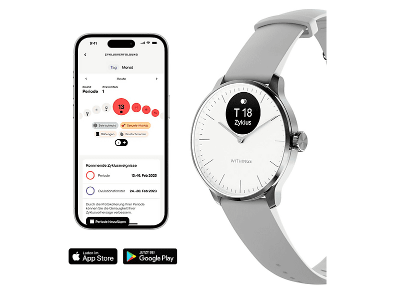 WITHINGS ScanWatch Light — Smartwatch, Oro, Acero inoxidable (ref. 135700641) - Imagen 5