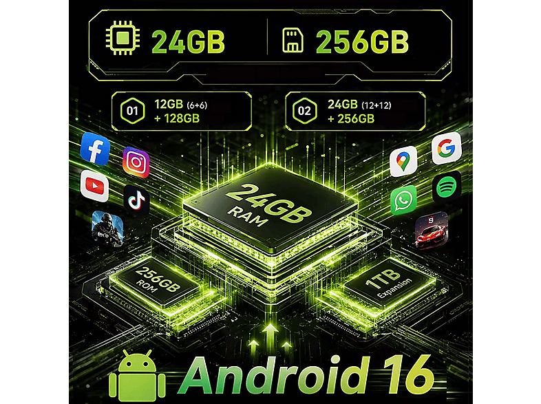 CUBOT — CUBOT KingKong ES 5, Grey, Móvil Android, 256 GB, 12 GB RAM, 6,88" IPS, Unisoc SC T620, 7000 mAh, Octa-Core Processor - 64 Bits - Imagen 4