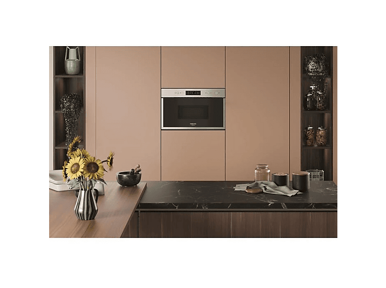 HOTPOINT HAM 212O X — Microondas, Gris - Imagen 5
