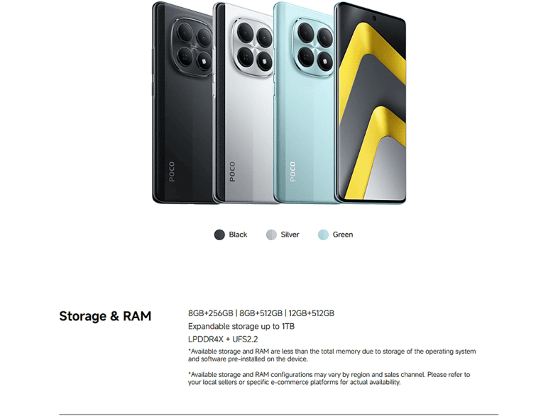 POCO M8 — Smartphone, Green, 512 GB, 512 GB RAM, 5520 mAh - Imagen 6