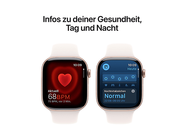APPLE Watch Series 10 — Smartwatch, Aluminio, Rosa, M/L - Imagen 6