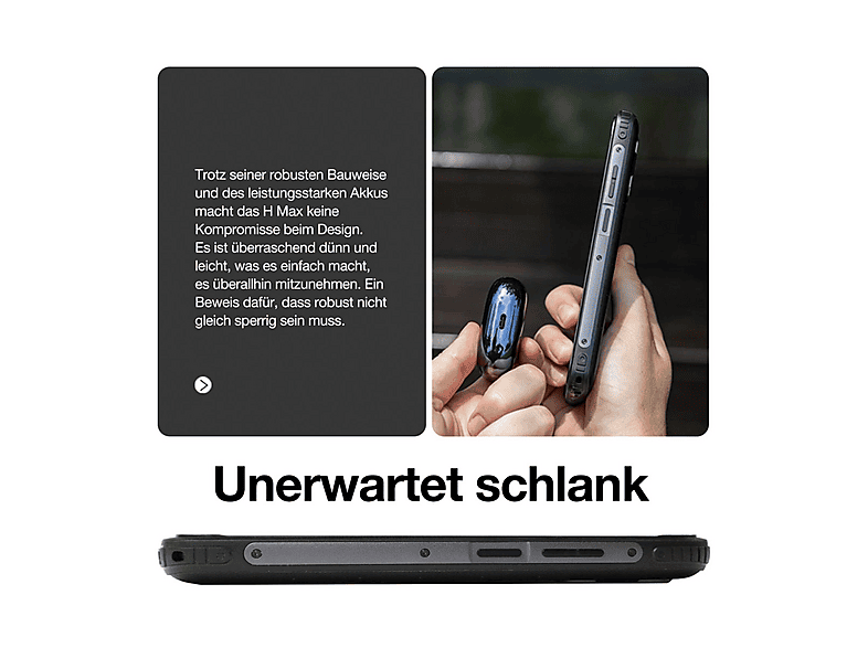 AGM MOBILE H Max — Smartphone, Negro, 256 GB, 8 GB RAM, 90 Hz - Imagen 6