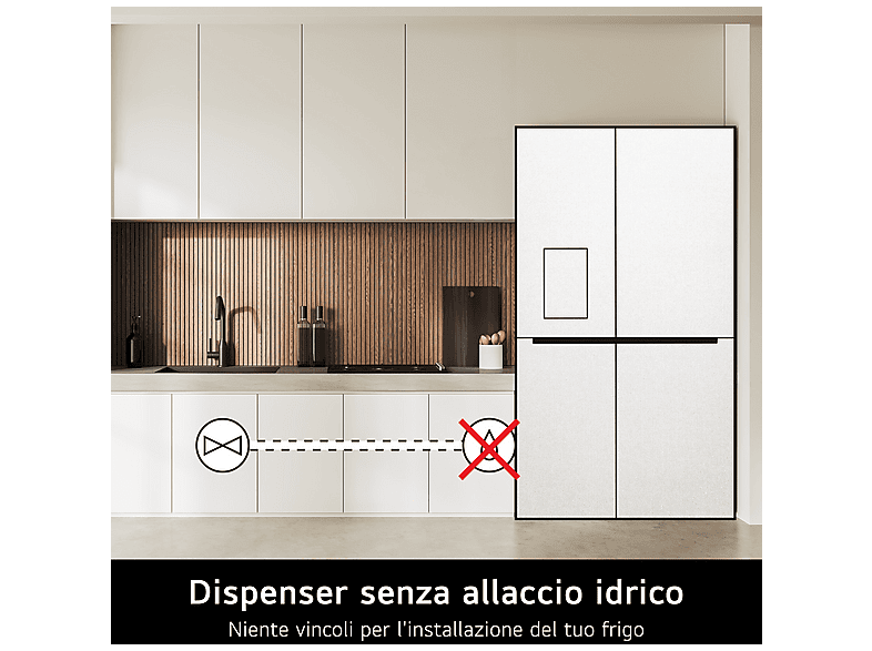 LG Réfrigérateur Américain LG 641L Noir - GSLC41EPPE — Refrigerador, Altura 1790 mm, Black, No Frost, Dinámico (con ventilador) - Imagen 6