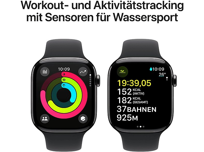 APPLE Watch Series 10 — Smartwatch, Titanio, Gris, S/M - Imagen 6