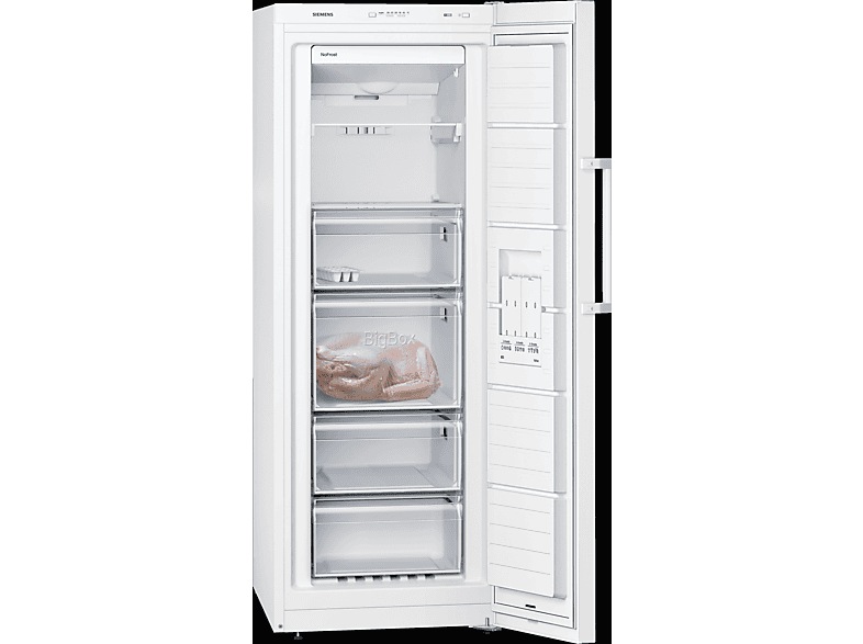 SIEMENS GS29NVWEP — Congelador vertical, 1610 mm, Blanco, 200 l - Imagen 6