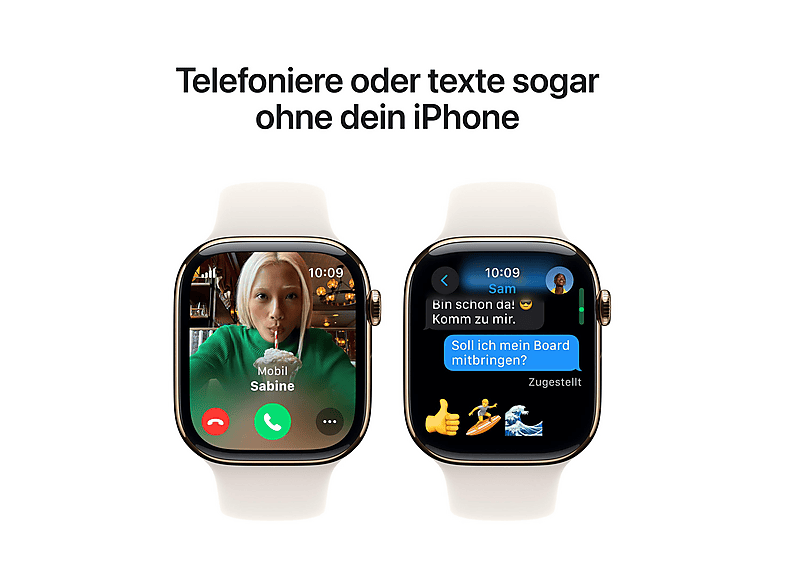 APPLE Watch Series 10 Watch Series 10 — Smartwatch, Titanio, Oro, M/L - Imagen 6