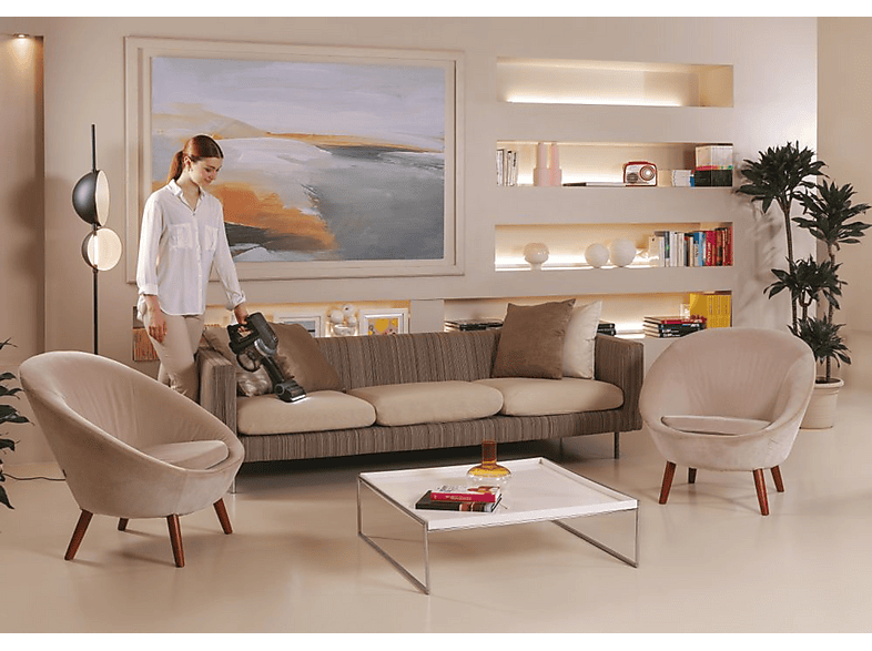 HOOVER HF401P 011 — Aspirador sin bolsa, 190 W, Bicolor, Potencia de succión 80 AirWatt, Depósito 0,7 l - Imagen 6