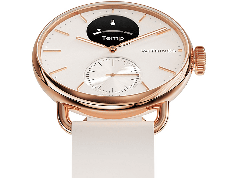 WITHINGS ScanWatch 2 — Smartwatch, Dorado, Acero inoxidable - Imagen 6