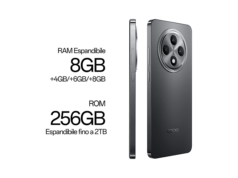 OPPO RENO12F 6.67P/4G/8N/8+256GB/G — Smartphone, Gris, 8 GB RAM, 120 Hz, 5000 mAh - Imagen 6