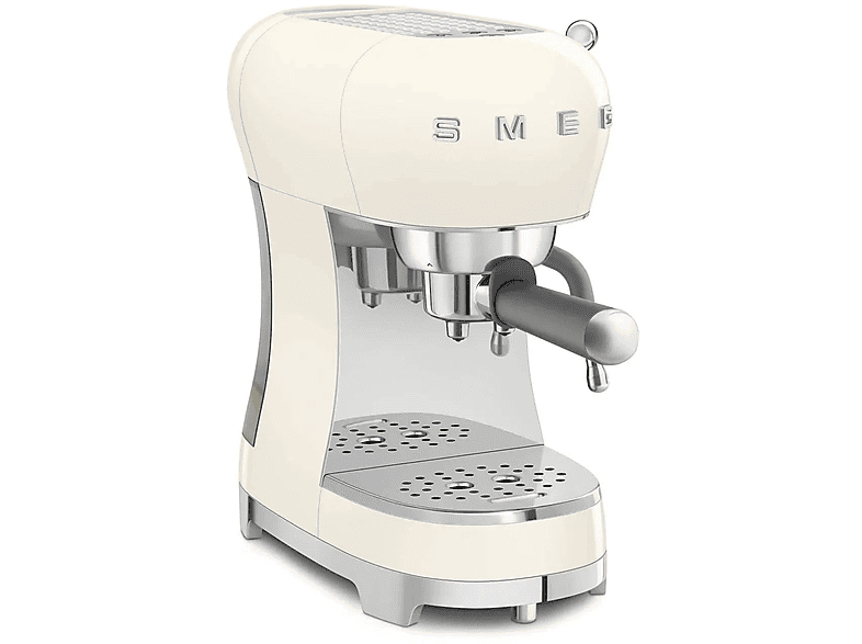 SMEG ECF02CREU — Cafetera express, 1350 W, 15 bar, 2 tazas, Crema de - Imagen 6