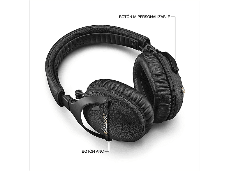 MARSHALL Monitor III A.N.C. — Auriculares inalámbricos, Circumaurales, Plegables, Negro, Bluetooth 5.3 - Imagen 6