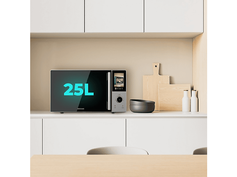 CECOTEC Convection 2500 Touch — Microondas, 2200 W, Negro, 25 l - Imagen 6