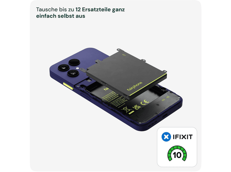FAIRPHONE (Gen 6+) — Smartphone, Negro, 256 GB, 12 GB RAM, 4315 mAh - Imagen 6