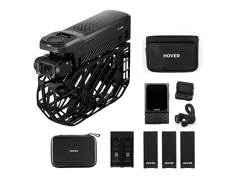 HOVERAIR X1 CYCLING SET PRO — Drone, 12 megapixel, 16 min, NEGRO - Imagen 6