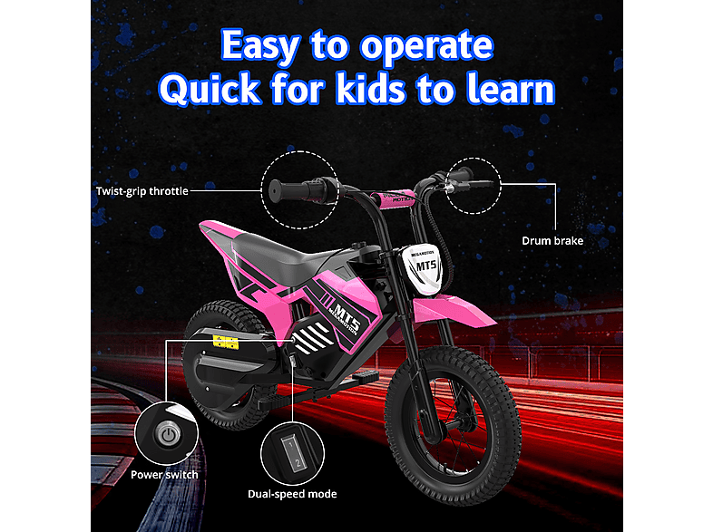 MEGA MOTION MT5 — Moto eléctrica infantil (ref. 175439145) - Imagen 6