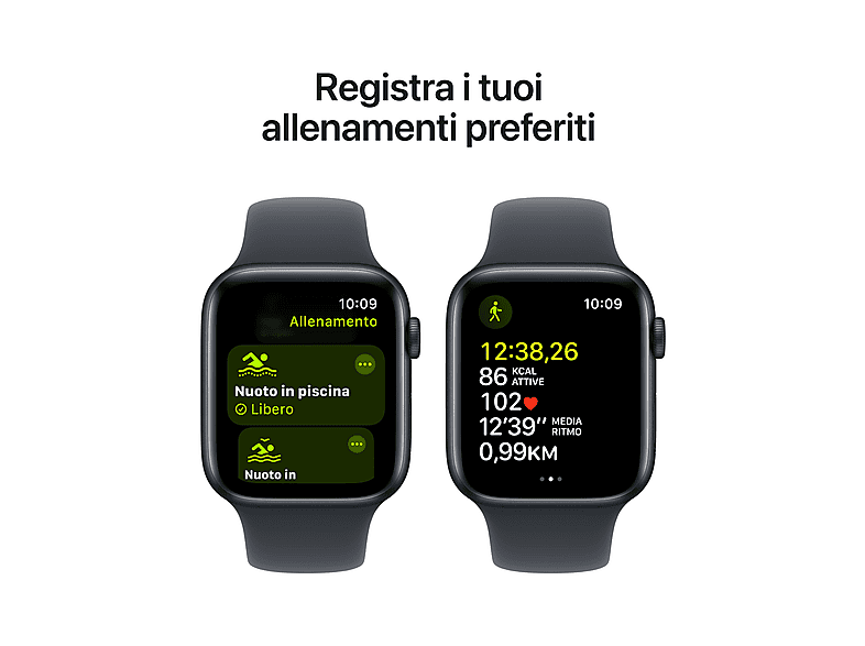 APPLE APPLE WATCH SE 44 MI AL MI SB ML GPS — Smartwatch, 140 a 245 mm, Negro - Imagen 6