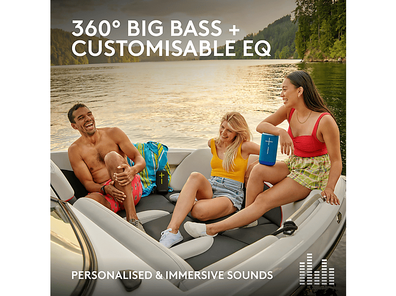 ULTIMATE EARS EVERBOOM COBALT BLUE — Altavoz inalámbrico, 0 W, Bluetooth, Azul, 20 horas - Imagen 7