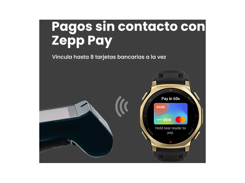 AMAZFIT T-Rex 3 Pro — Smartwatch, 44 mm, Hasta 17 días Autonomía, +180 Modos Deportivos, pantalla AMOLED (ref. 1670254) - Imagen 7