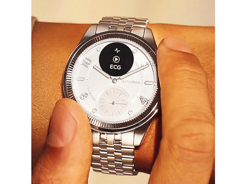 WITHINGS WI-HWA10-MODEL10 — Smartwatch, Gris, Acero inoxidable - Imagen 7